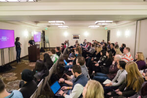 photo of participants in a group discussion